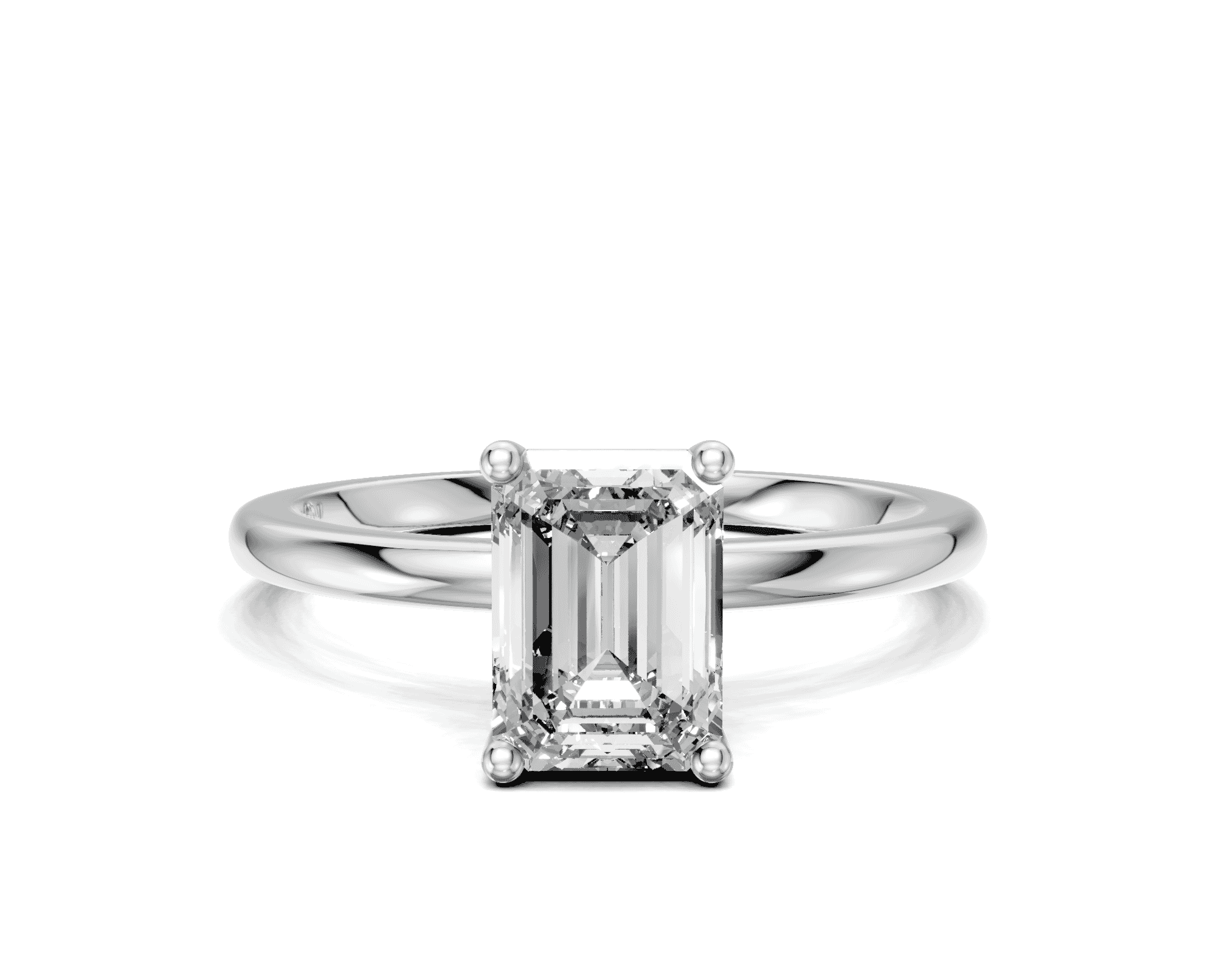 Image for Bali Solitaire 10K White Gold
