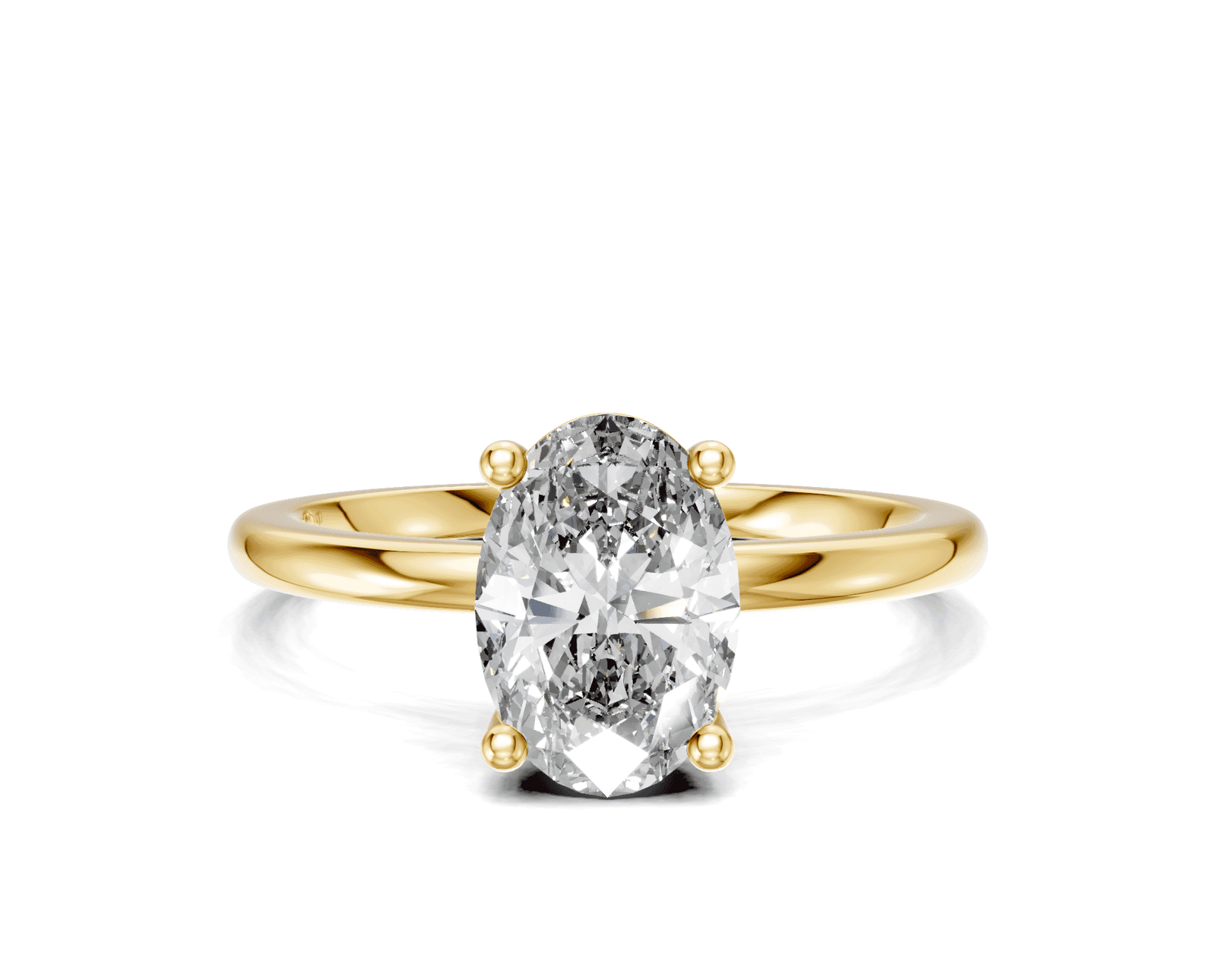 Image for Bali Solitaire 14K Yellow Gold