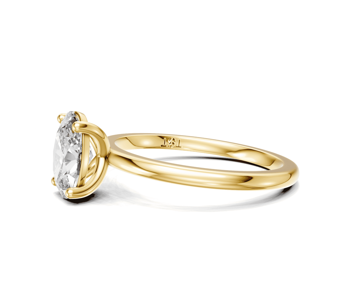 Image for Bali Solitaire 18K Yellow Gold
