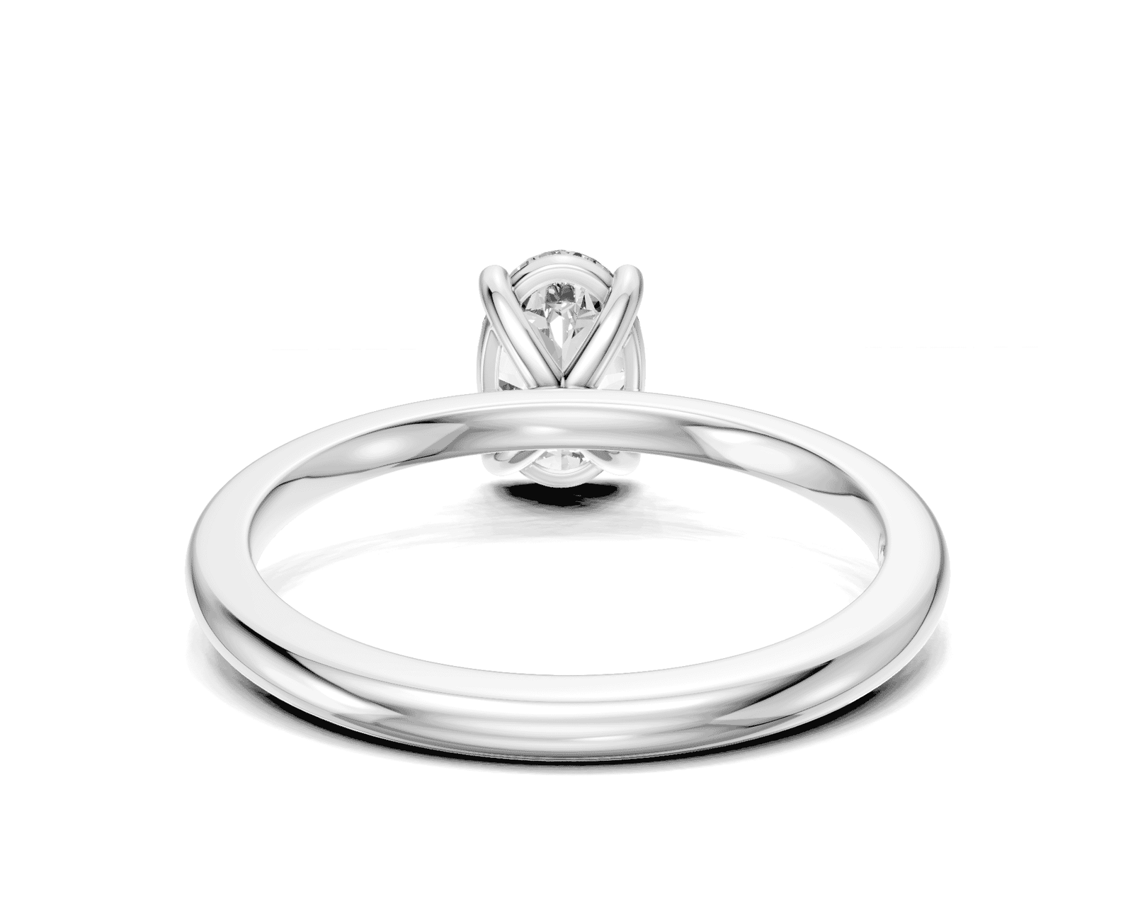 Image for Bali Solitaire 14K White Gold