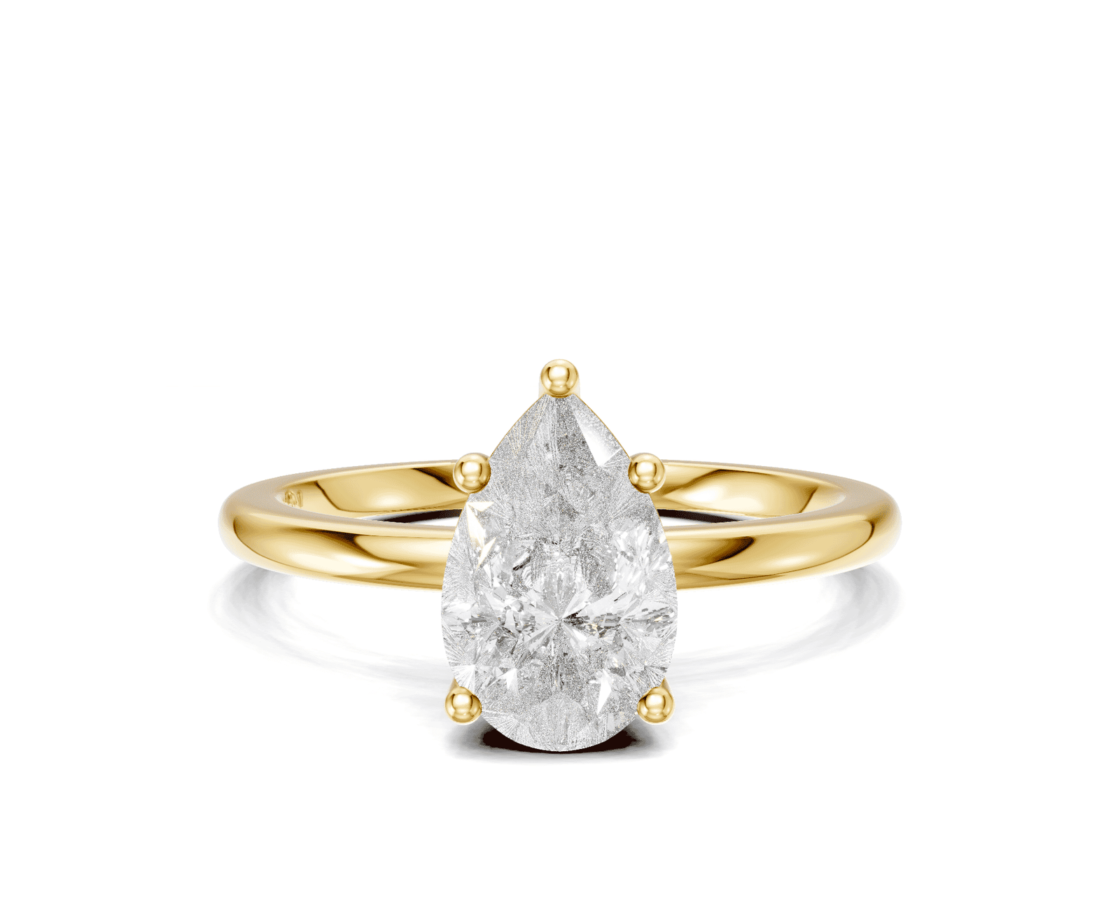 Image for Bali Solitaire 18K Yellow Gold