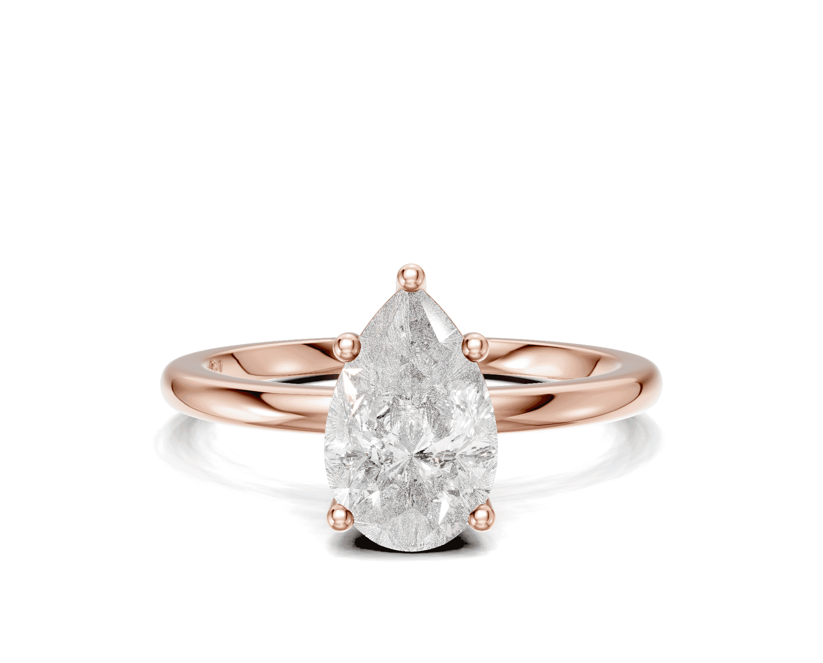 Image for Bali Solitaire 14K Rose Gold