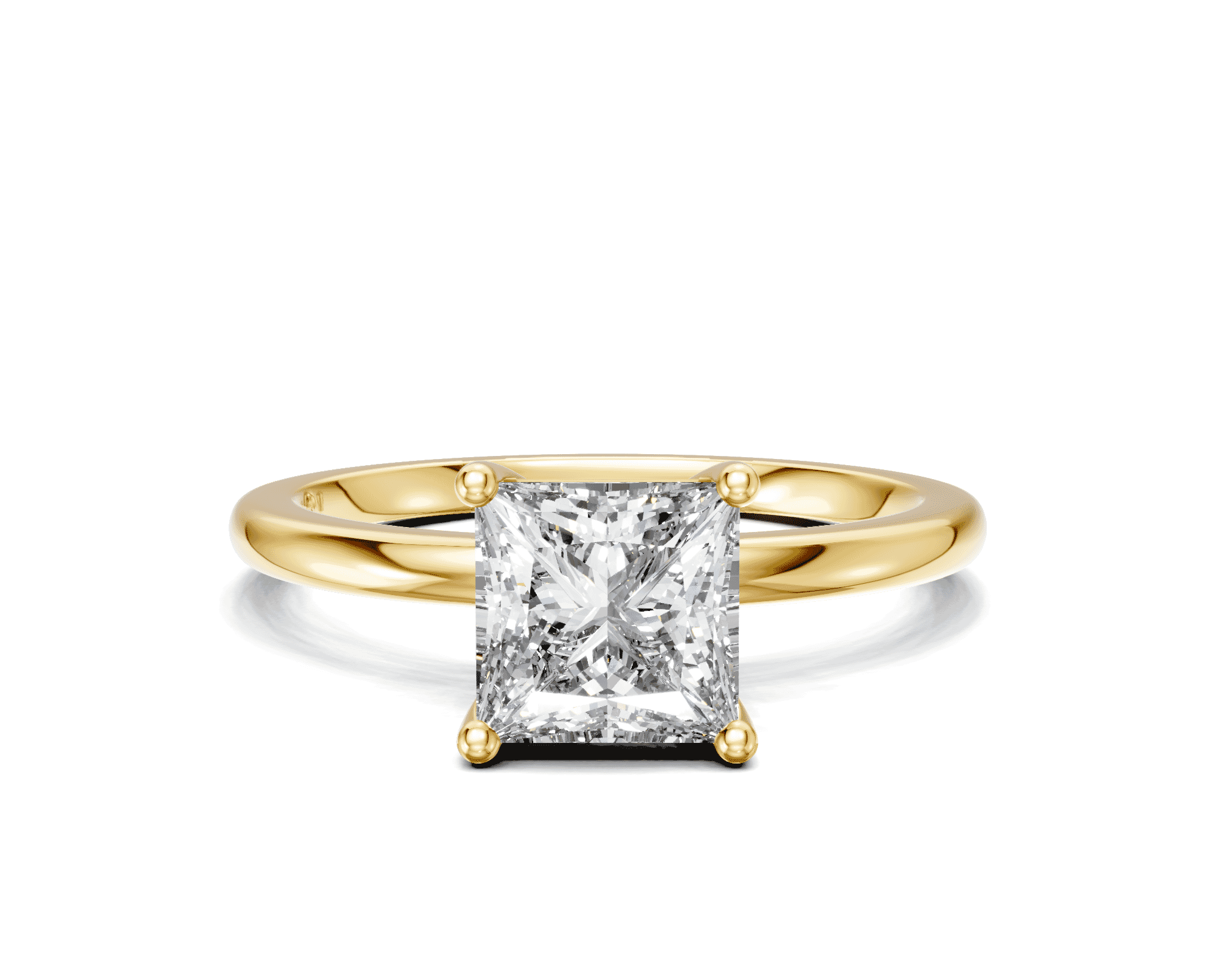 Image for Bali Solitaire 14K Yellow Gold