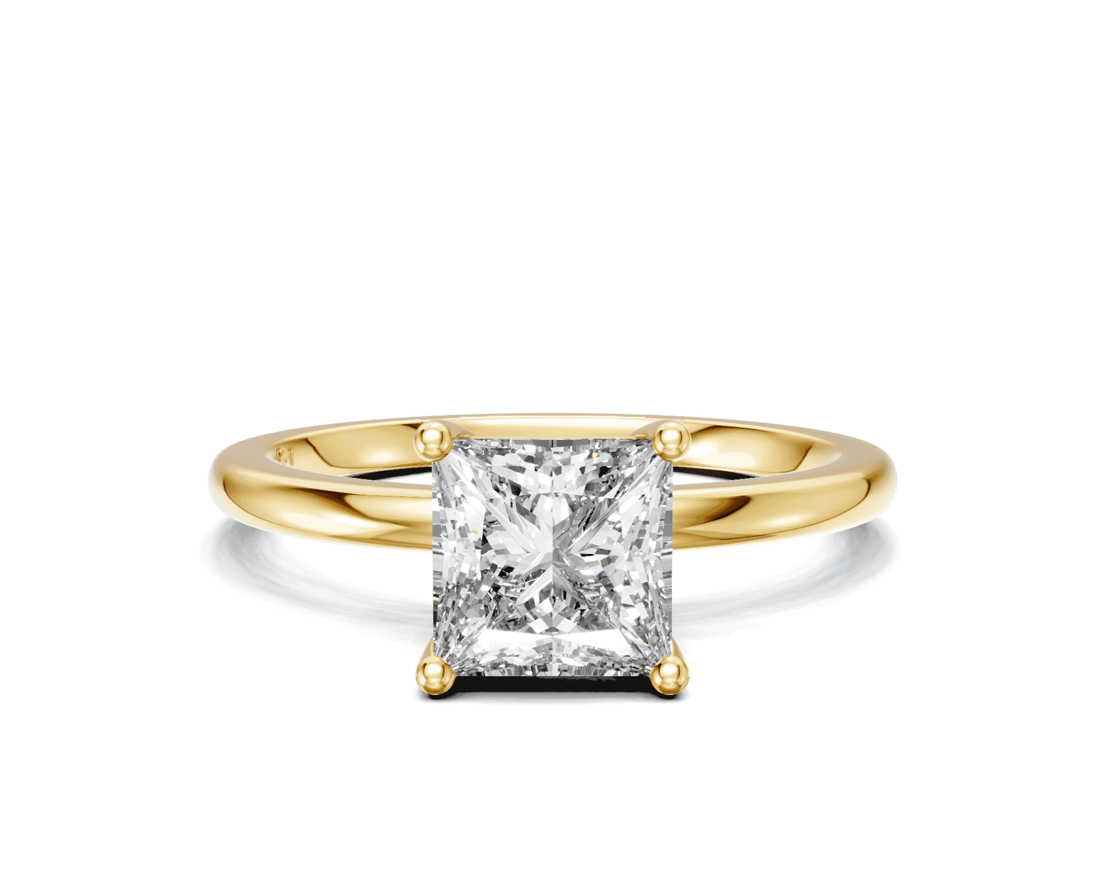 Image for Bali Solitaire 18K Yellow Gold