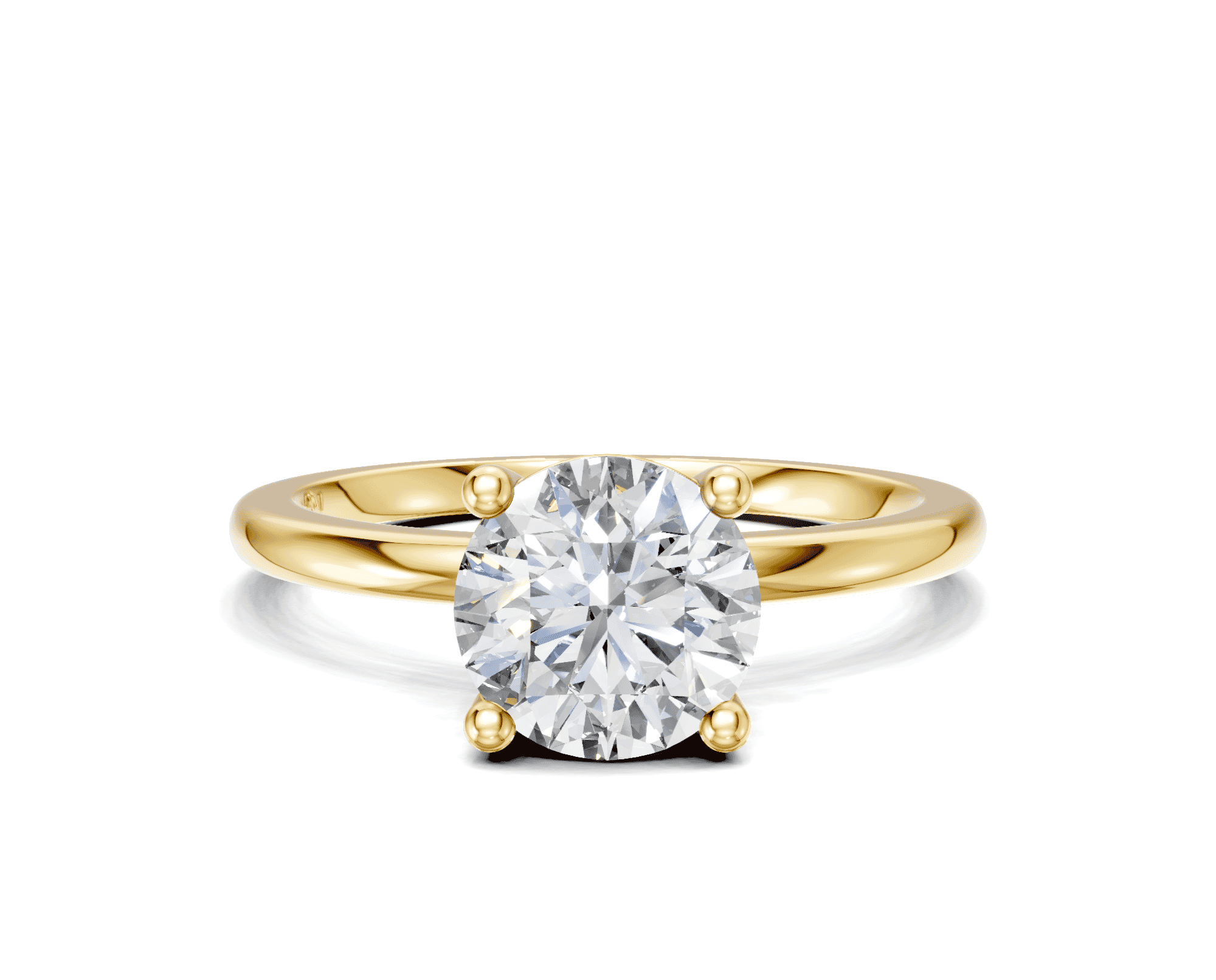Image for Bali Solitaire 14K Yellow Gold