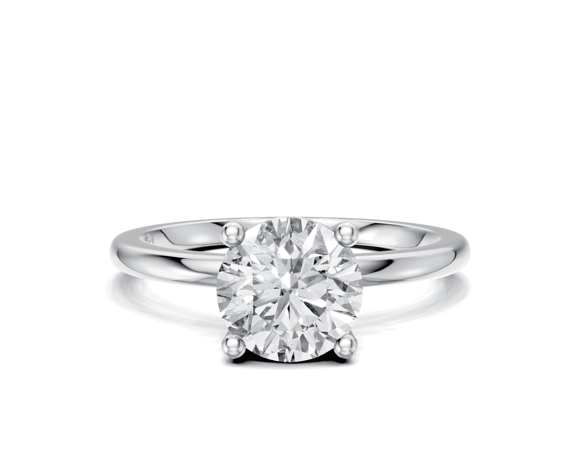 Image for Bali Solitaire 10K White Gold