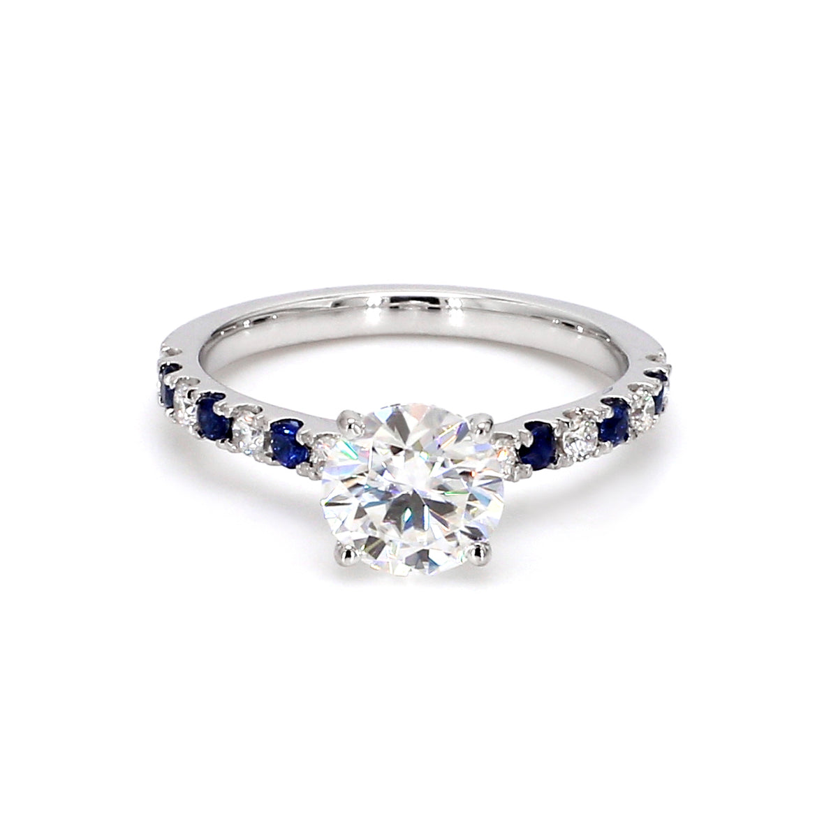 LONDON DIAMANTES ZAFIROS - PLATINUM 0.950