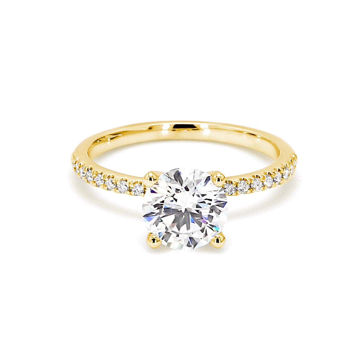 HAMILTON 18 PIEDRAS - YELLOW GOLD - 14KT